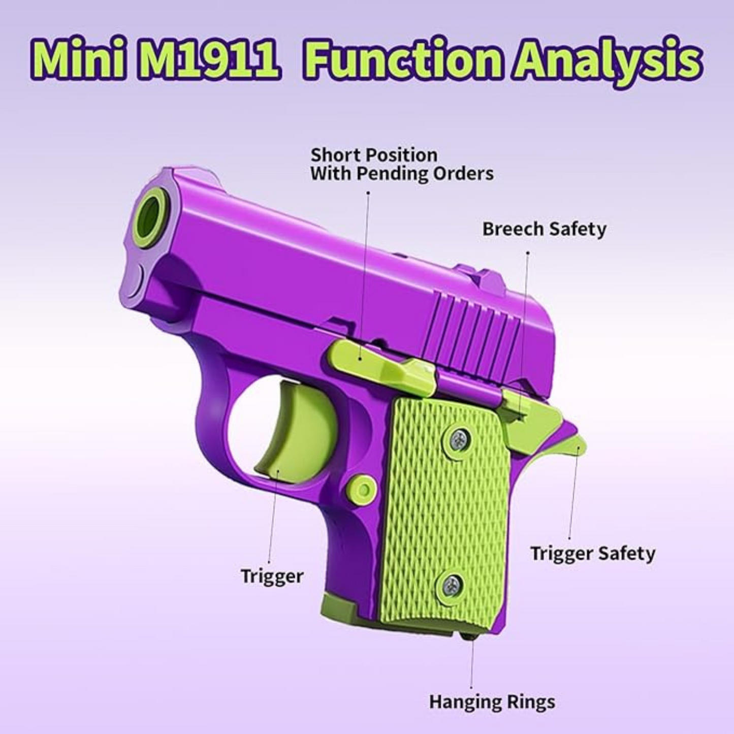 Fidget Anti-Anxiety 1911 Toy